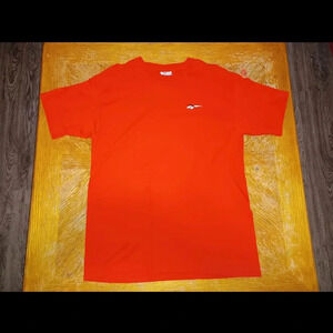 Vintage Reebok mens tee-shirt size XL u17565 made in the USA red.